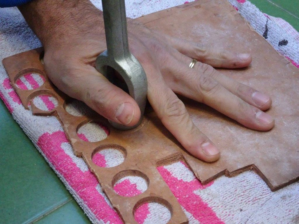 Cutting Leather Cap for Berimbau